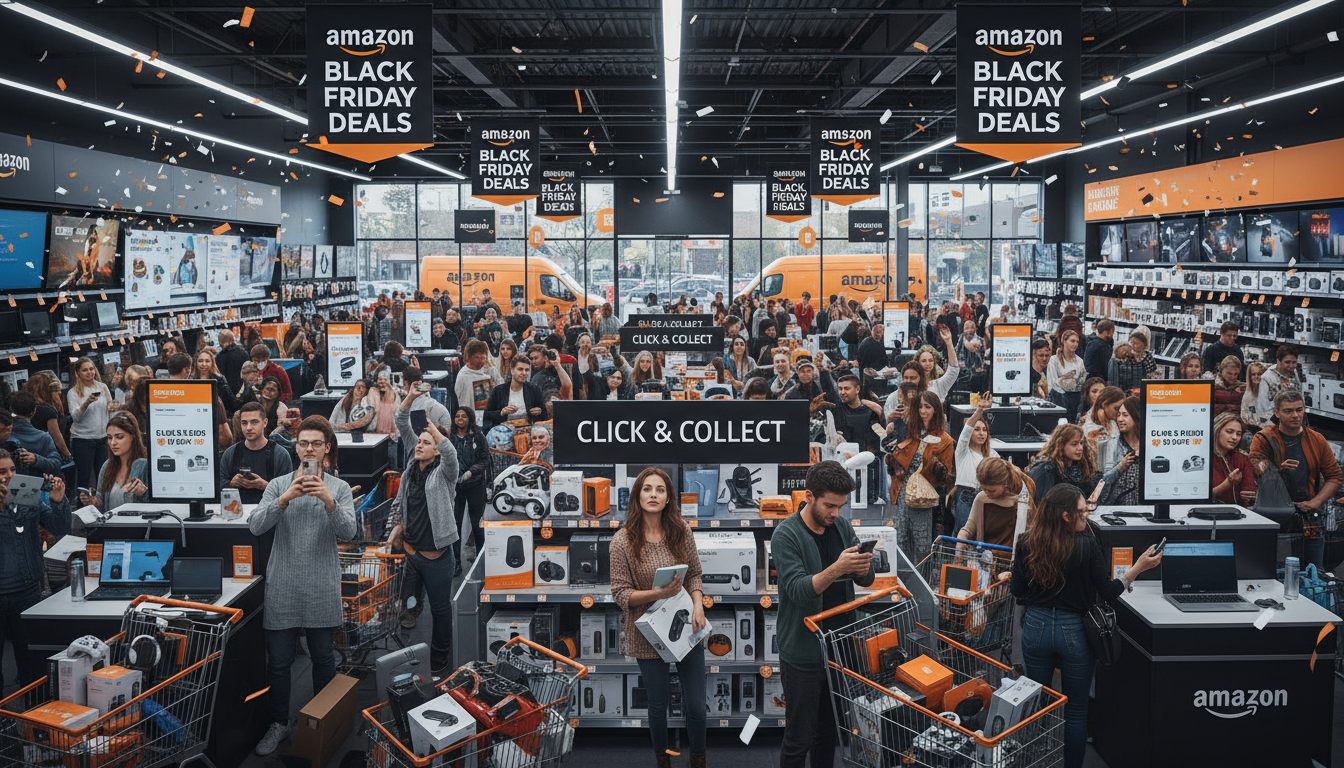 aprovecha el amazon black friday 2025 y descubre las mejores ofertas para adelantar tus regalos de navidad. prepárate con descuentos exclusivos durante toda la semana y ahorra en tus compras festivas.