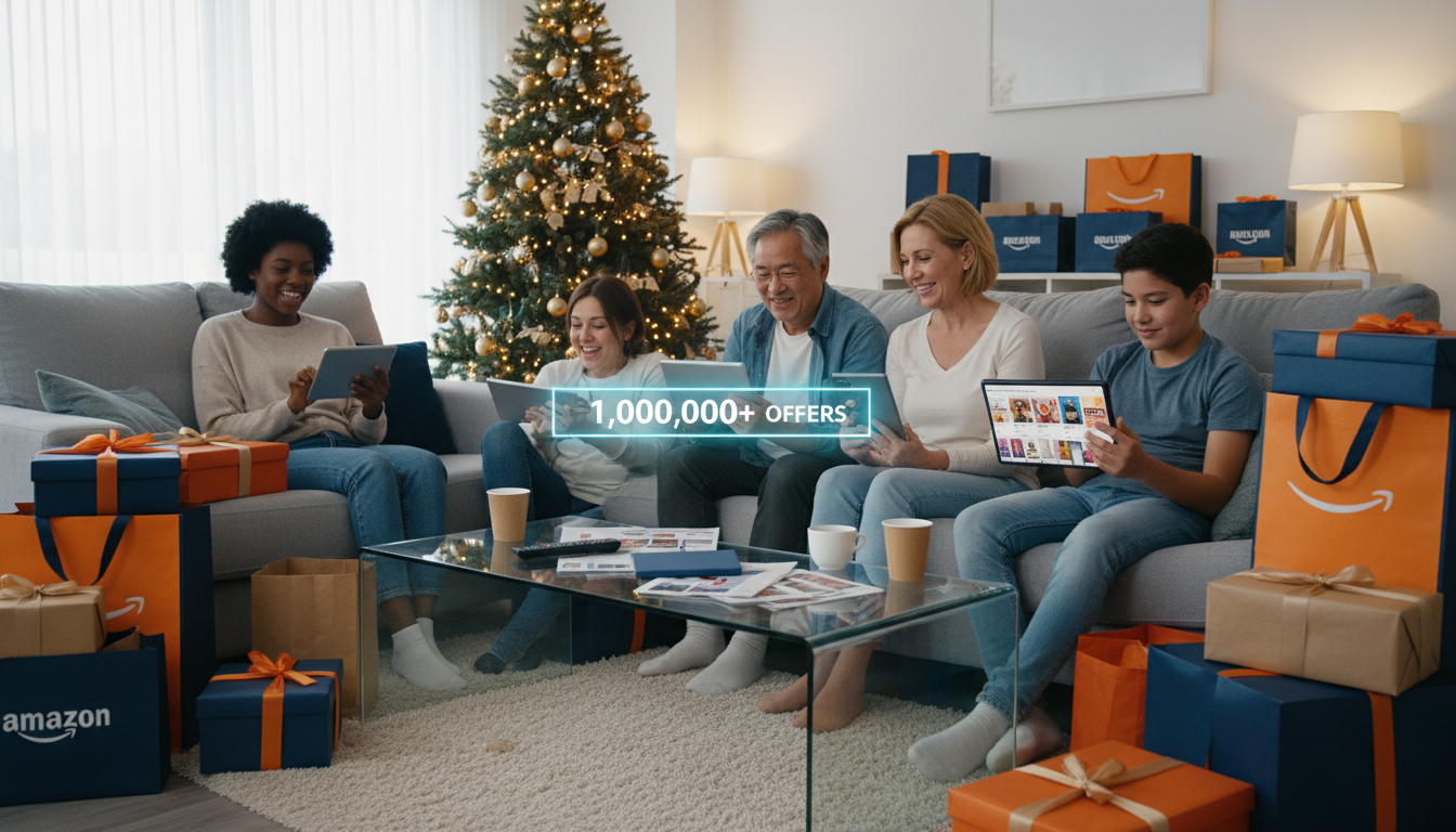 descubre la semana de black friday en amazon con más de un millón de ofertas exclusivas para adelantarte a las compras navideñas y ahorrar en grande.