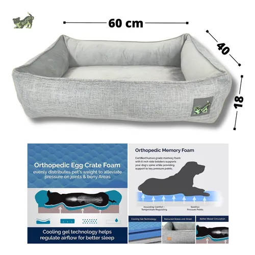 descubre nuestras camas ortopédicas para perros, diseñadas para brindar máximo confort y soporte a las mascotas con problemas articulares o de movilidad.