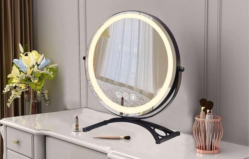 espejos de maquillaje led recargables: iluminación perfecta y portabilidad para un maquillaje impecable en cualquier lugar.