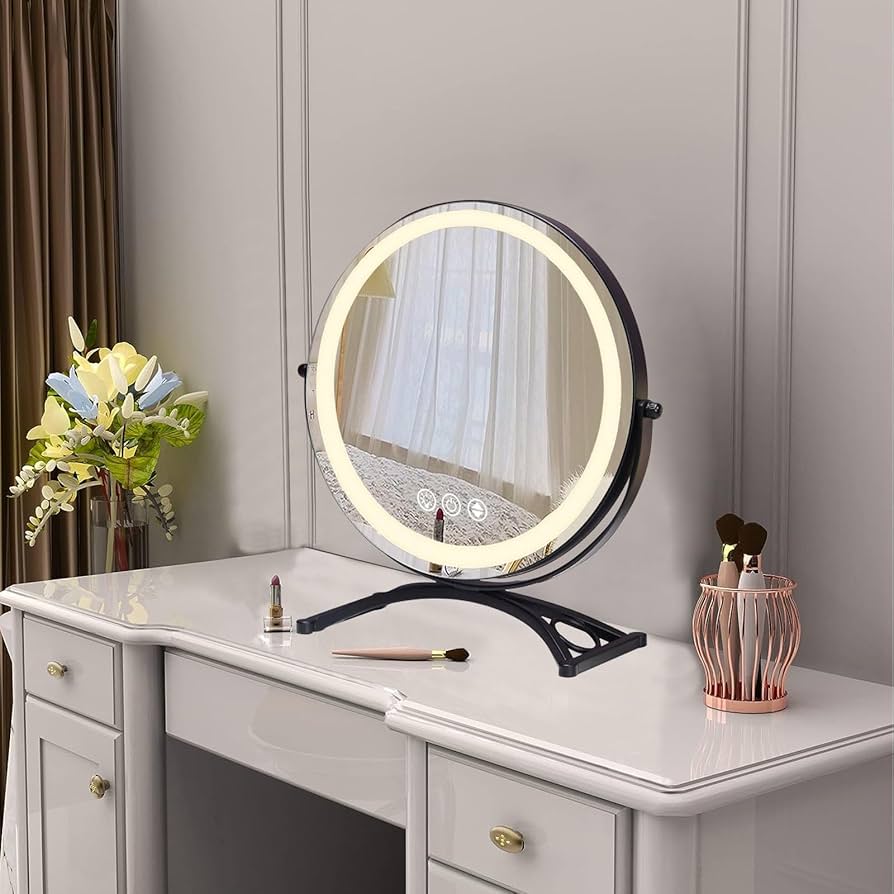 espejos de maquillaje led recargables: iluminación perfecta y portabilidad para un maquillaje impecable en cualquier lugar.