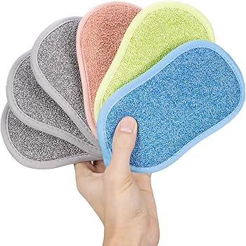 esponjas de microfibra con baja absorción, ideales para limpieza eficaz sin retener exceso de líquido. perfectas para múltiples superficies y uso diario.