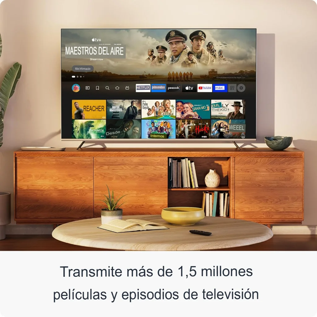 descubre fire tv stick, el centro de entretenimiento perfecto para mamá, con acceso fácil a películas, series y apps favoritas en un solo dispositivo.