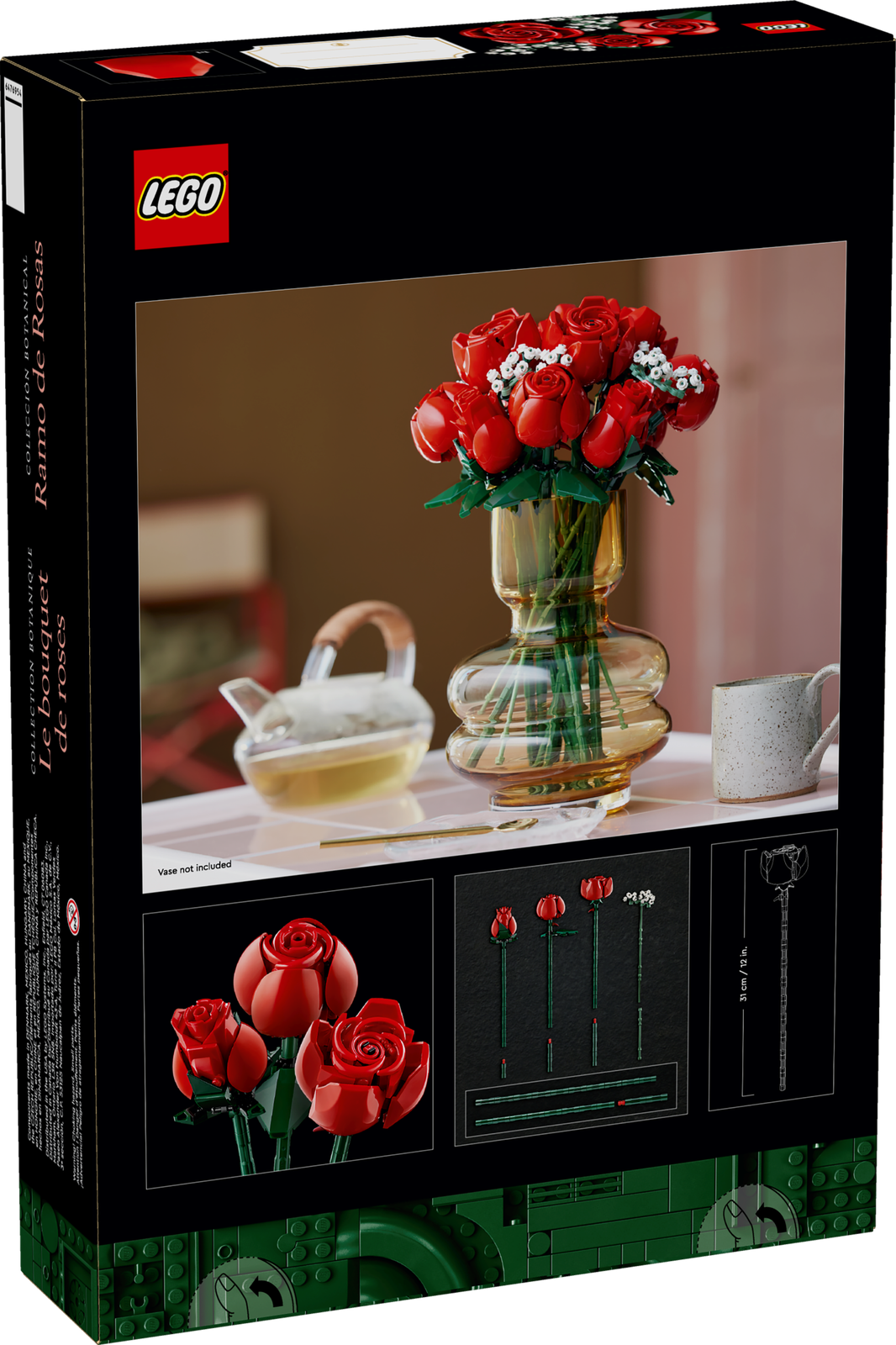 descubre nuestras rosas de lego para decorar, una forma creativa y duradera de embellecer tus espacios con flores hechas de bloques lego.