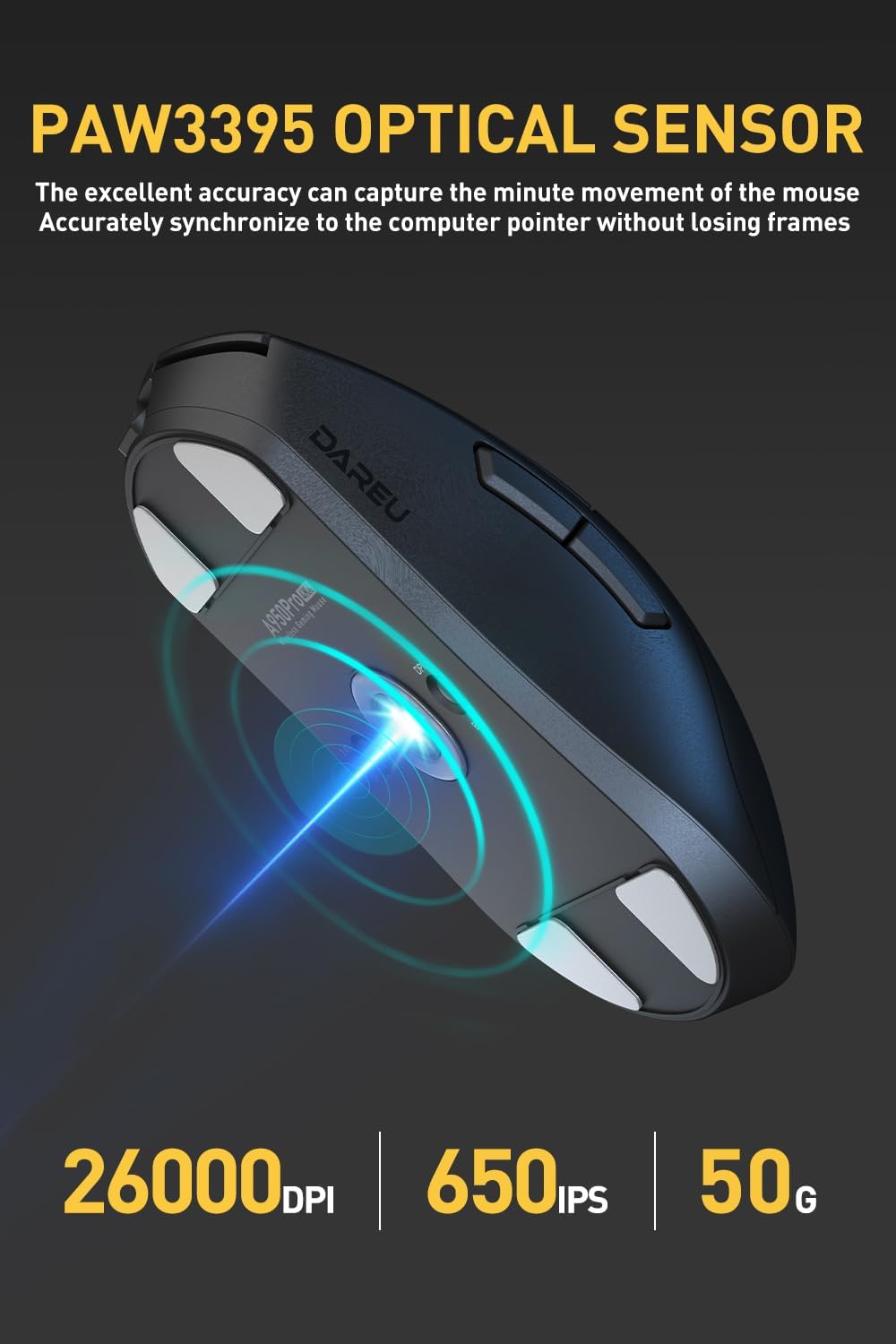 descubre el mouse inalámbrico ultraligero 2026, diseño ergonómico y gran precisión para trabajar y jugar sin cables con total libertad y comodidad.