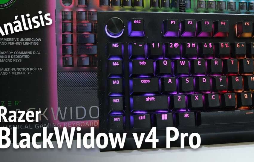 descubre el razer blackwidow v4 pro, el teclado mecánico ideal para gamers y profesionales que buscan rendimiento, durabilidad y diseño avanzado.