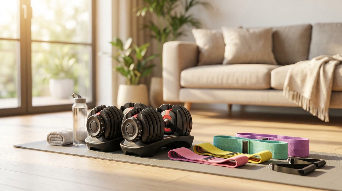 Regalos para madres activas bandas de resistencia y pesas ajustables de Amazon