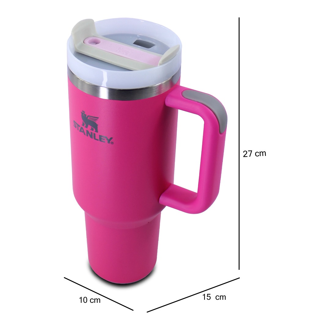 descubre los vasos térmicos stanley en elegante color rosa caoba, perfectos para mantener tus bebidas calientes o frías por más tiempo con estilo y durabilidad.