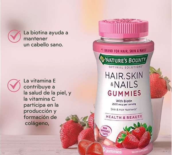 descubre las mejores vitaminas en gomita para fortalecer tus uñas y pelo, promoviendo su crecimiento saludable y belleza natural.
