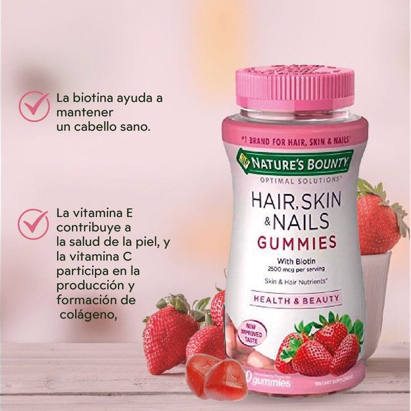 descubre las mejores vitaminas en gomita para fortalecer tus uñas y pelo, promoviendo su crecimiento saludable y belleza natural.
