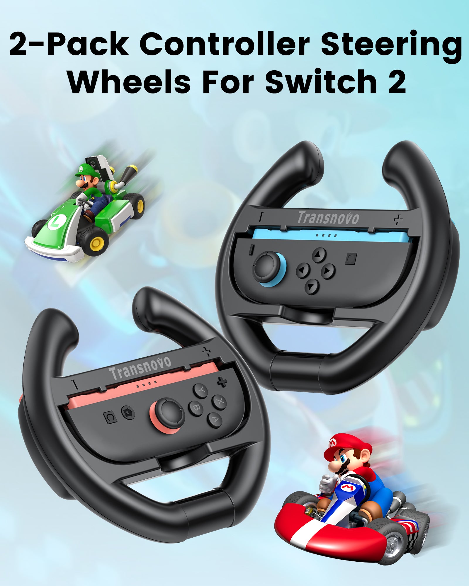 compra las ruedas joy-con 2026 para mario kart y mejora tu experiencia de juego con un control más preciso y divertido.