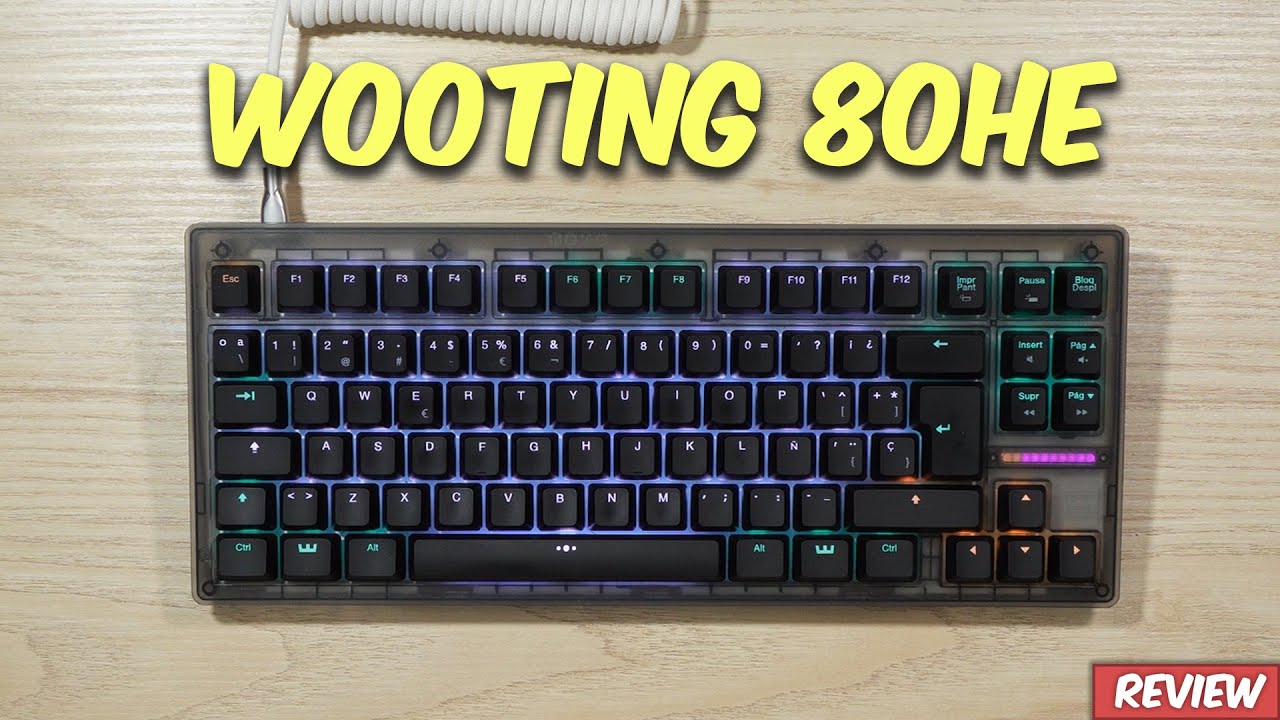 descubre el wooting 80he, un teclado rápido y preciso diseñado para gamers y profesionales que buscan rendimiento y comodidad en cada pulsación.