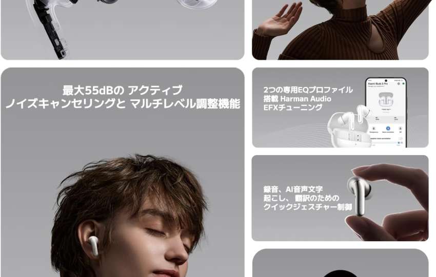 experimenta la calidad superior de los xiaomi buds 5 pro con sonido sin pérdida para una experiencia auditiva inigualable.