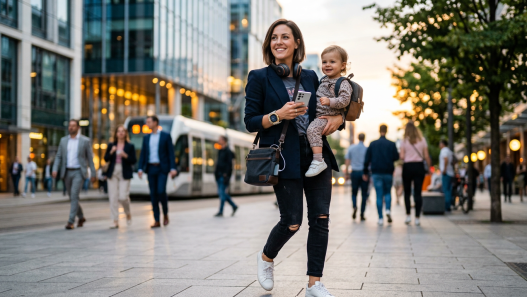 Accesorios de tecnología que combinan con el estilo urbano de mamá en 2026