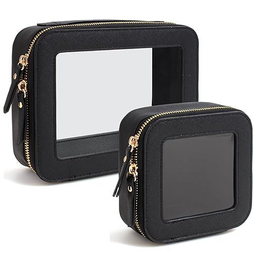 descubre nuestras bolsas de maquillaje aprobadas por la tsa, diseñadas para facilitar tus viajes y cumplir con las regulaciones de seguridad aeroportuaria. organiza tus productos de belleza de manera práctica y segura.