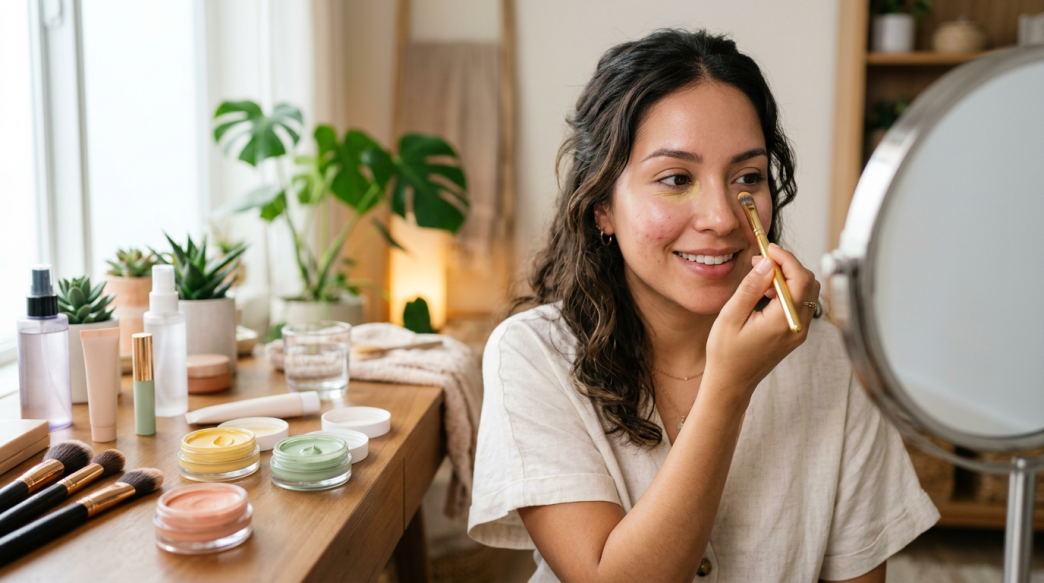 Correctores de color para neutralizar ojeras moradas y rojeces