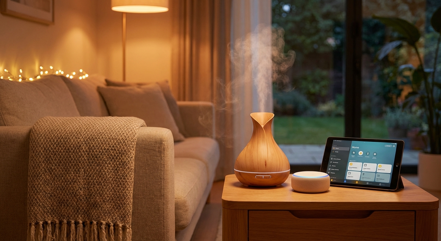 Difusores de aromas inteligentes compatibles con Alexa para un hogar relajante