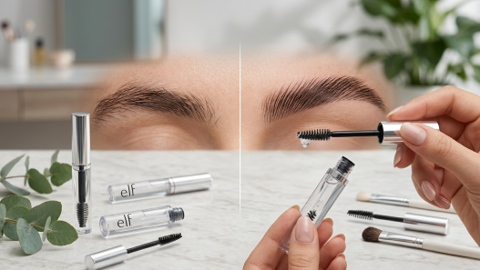 Fijadores de cejas transparentes con efecto laminado todo el día