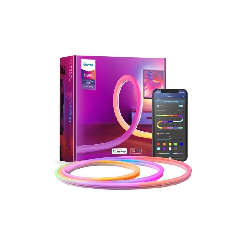 descubre la iluminación govee sky para techo dinámico, que transforma tus espacios con efectos de luz vibrantes y personalizables, creando ambientes únicos y modernos.