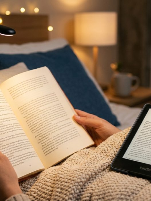 Lámparas de lectura LED con clip para Kindles y libros físicos en Amazon