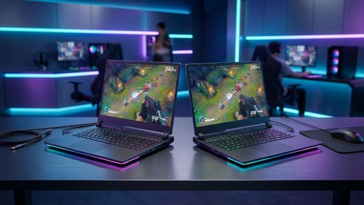 Laptops gaming con pantallas de 240Hz en modelos básicos de 2026