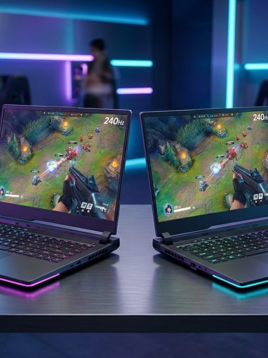 Laptops gaming con pantallas de 240Hz en modelos básicos de 2026
