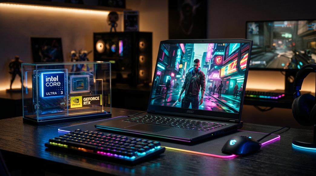 Laptops gaming MSI con procesadores Intel Core Ultra de serie 3