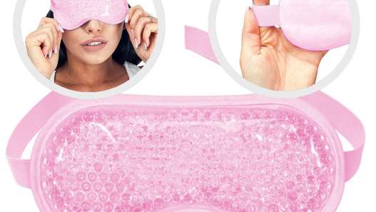 mascarillas de gel para ojos refrigerables que alivian la fatiga ocular, reducen las bolsas y ofrecen una sensación refrescante y relajante. perfectas para cuidar y rejuvenecer la zona de los ojos.