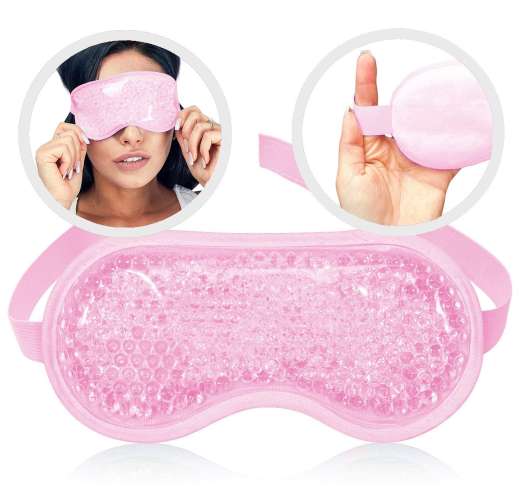mascarillas de gel para ojos refrigerables que alivian la fatiga ocular, reducen las bolsas y ofrecen una sensación refrescante y relajante. perfectas para cuidar y rejuvenecer la zona de los ojos.