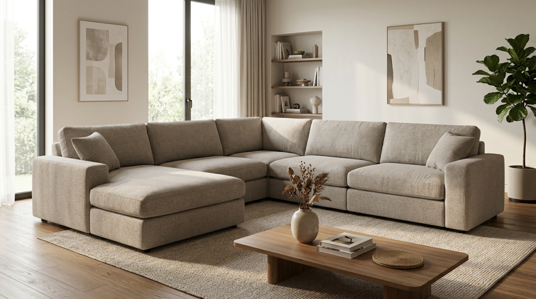 Muebles modulares diseña tu sofá según el espacio que tengas en casa