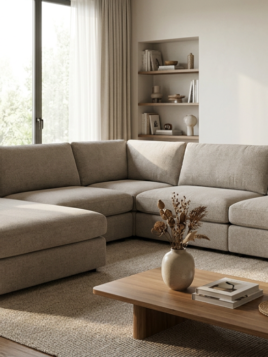 Muebles modulares diseña tu sofá según el espacio que tengas en casa