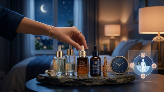 Serums de noche regeneradores que aprovechan el ritmo circadiano