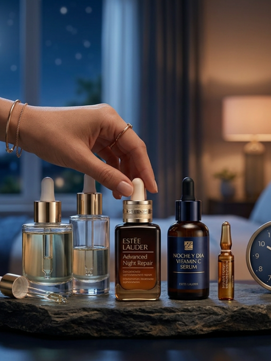 Serums de noche regeneradores que aprovechan el ritmo circadiano