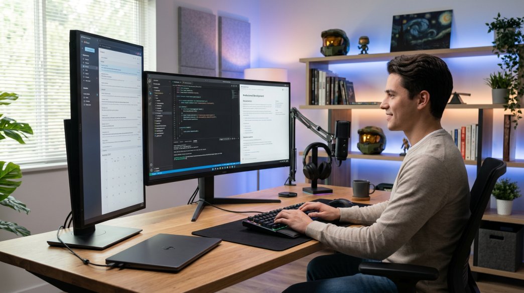 Setup gamer para teletrabajo cómo equilibrar profesionalismo y pasión gaming