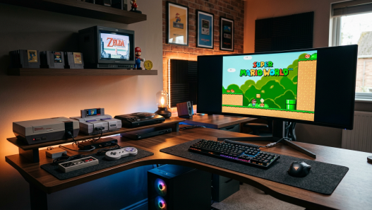 Setup gamer retro cómo integrar consolas clásicas en un escritorio moderno