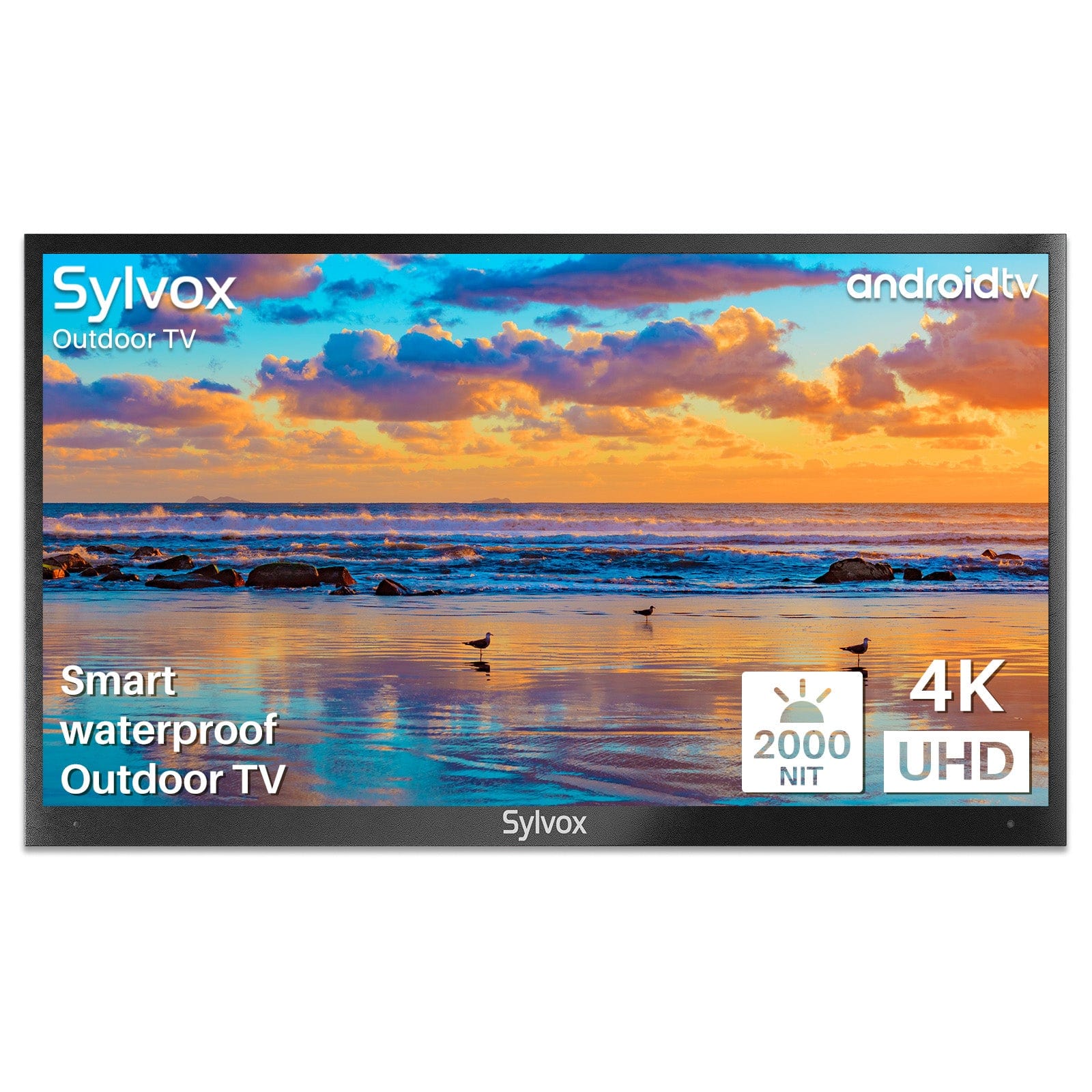 sylvox televisión exterior para deportes ofrece imágenes claras y resistentes a condiciones climáticas, ideal para eventos deportivos al aire libre.